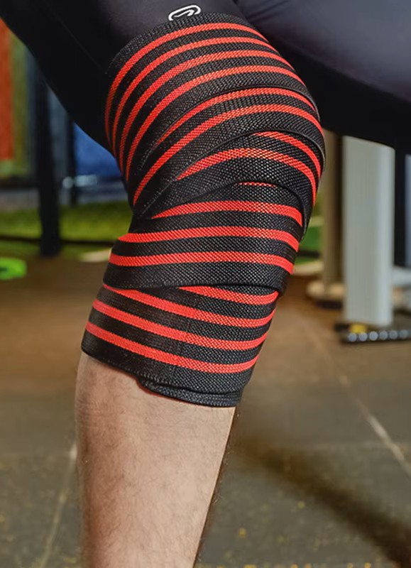 GAF-Custom-Adult-Breathable-Powerlifting-Knee-Wraps-Brace-Knee-Support-Knee-Bandage-Fitness-And-Body-Building